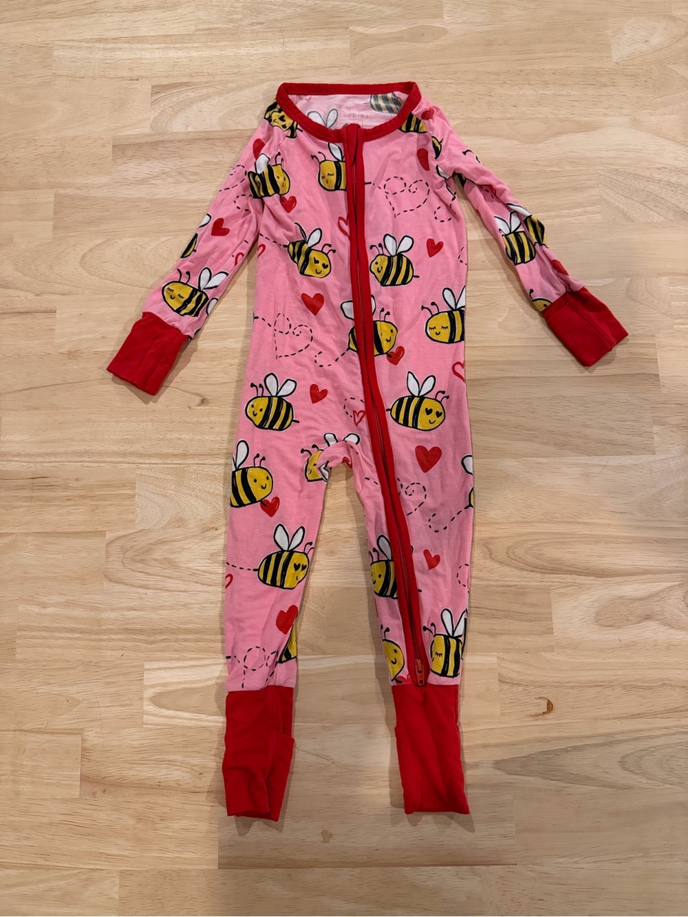 Little Sleepies Love Bee onesie